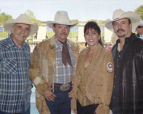 Ron Bergeron and family members saddle up for ranch roam