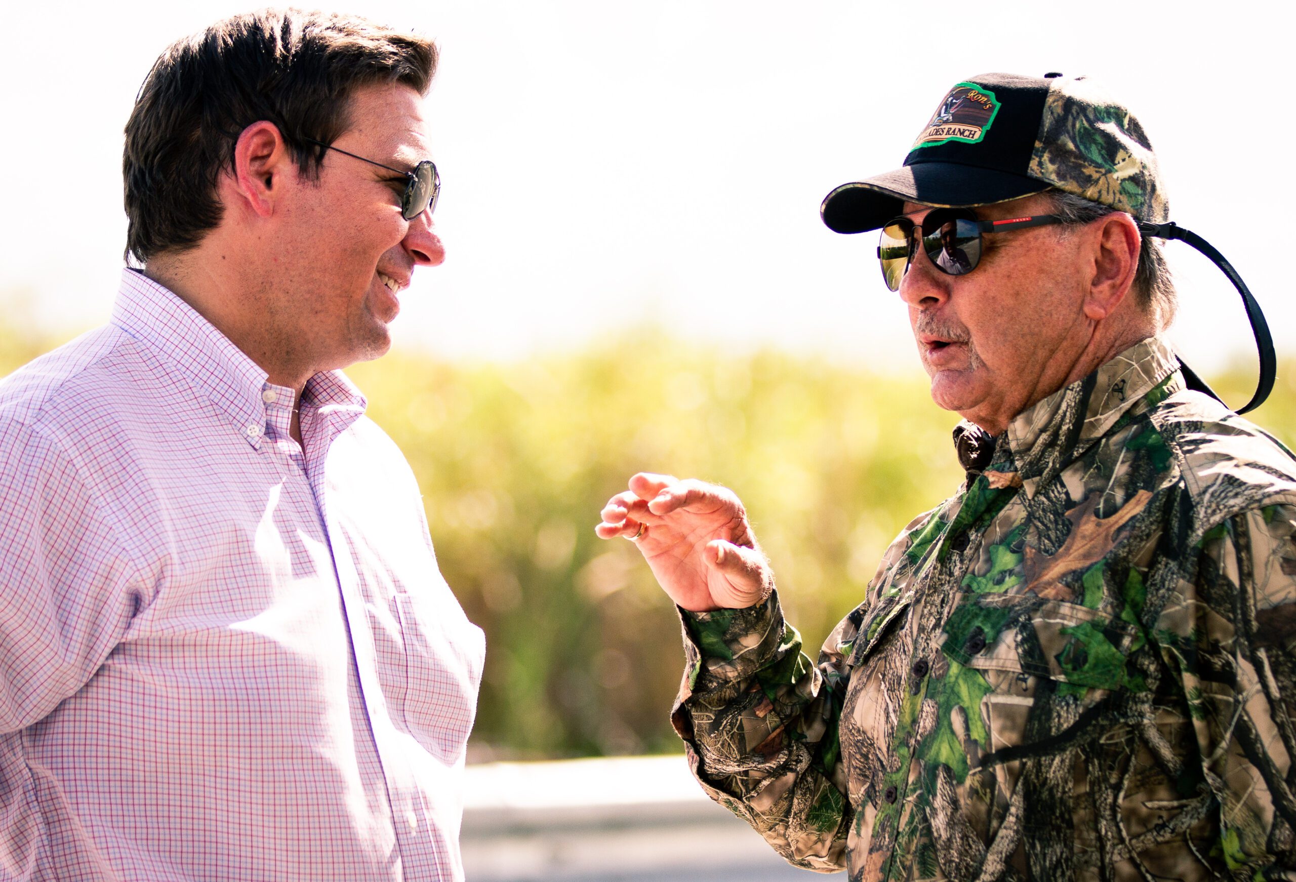 Ron Bergeron  & Governor Ron DeSantis 