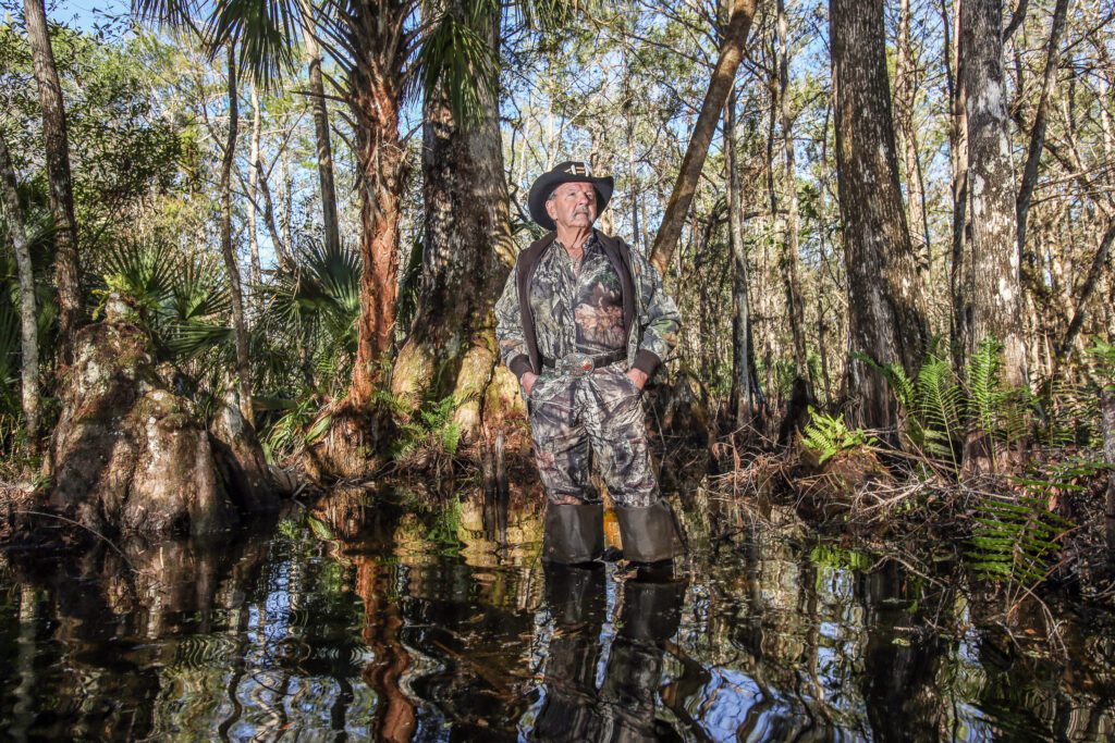Ron Bergeron at his Green Glades West Ranch.
in the Big Cypress Swamp,
Clewiston, FL 33440
Photos by CandaceWest.com